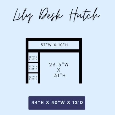 Lily Desk Hutch