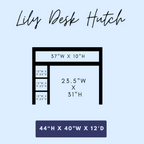 Lily Desk Hutch